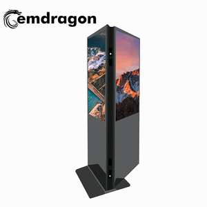 Trong nhà 32 "tầng đứng điện tử double side Màn hình kép kiosk hiển thị quảng cáo LCD hiển thị cảm ứng kỹ thuật số biển <span class=keywords><strong>Player</strong></span> - Product Image 5