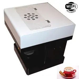 Impressora de café 3d com latte, máquina de impressão de arte com leite para selfie e café