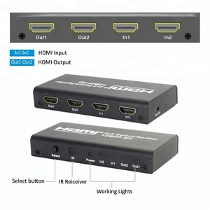 Commutateur <span class=keywords><strong>HDMI</strong></span> Splitter <span class=keywords><strong>2X2</strong></span> Ports Matrice avec Plein Ultra HD 1080 P 3D 2 entrée 2 Sortie <span class=keywords><strong>HDMI</strong></span> - Product Image 2