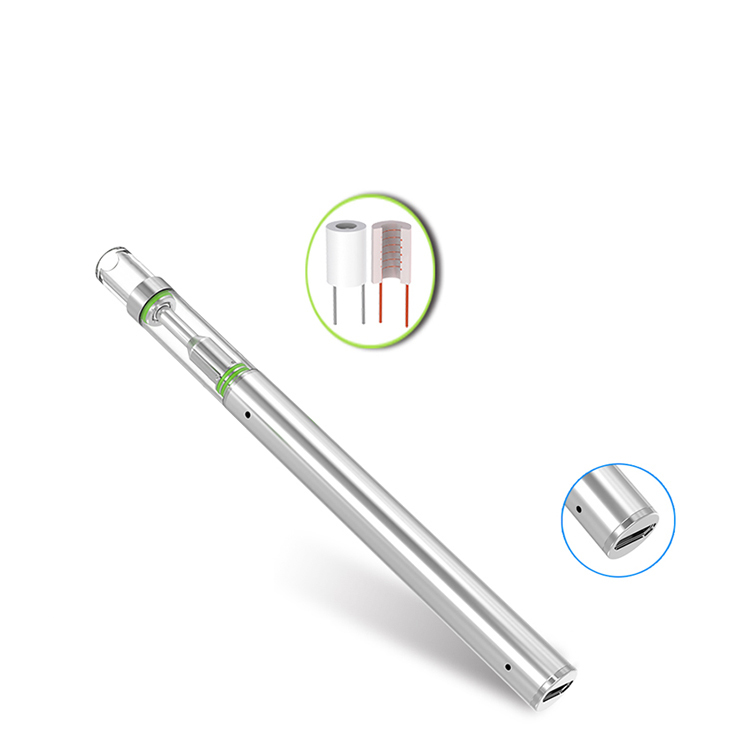 Upgraded ND5 USA hottest disposable glass vape pen ceramic coil micro USB charger no waste of oil