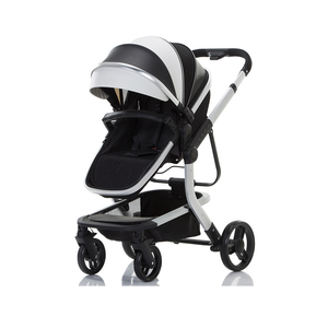 Zhilemei compact bébé poussette De Luxe <span class=keywords><strong>En</strong></span> Cuir <span class=keywords><strong>3</strong></span> Dans <span class=keywords><strong>1</strong></span> Bébé <span class=keywords><strong>Landau</strong></span> - Product Image 1