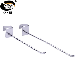 Phổ Biến Bán Buôn Đen Phun Ống Hooks Cross Bar Hiển Thị Móc Cho Cửa Hàng Và Siêu Thị - Product Image 2
