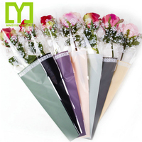 Groothandel Custom Sla Verpakking Tas 16Cm * 30Cm Gratis Monster 30 Micron Plastic Bopp Opp Valentijn Bruiloft Bloem Mouw