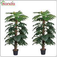 Tanaman Buatan 100Cm Aglonema Costatum Daun Besar Tanaman Evergreen