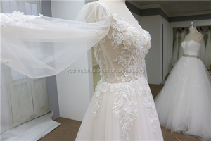 Vestido de novia de manga larga, traje bonito del Príncipe, de marie sirne - Product Image 4