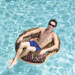 Bestway 36118 Anneau de natation gonflable en PVC en forme de beignet confortable pour adultes, flotteur pour les loisirs aquatiques - Product Image 4