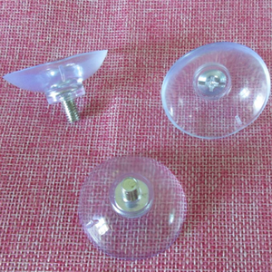 Molde de inyección de plástico M6 de 40 mm ecológico con ventosa de trípode fijo mecánico pequeño de PVC transparente para electrodomésticos de vidrio/PC - Product Image 4