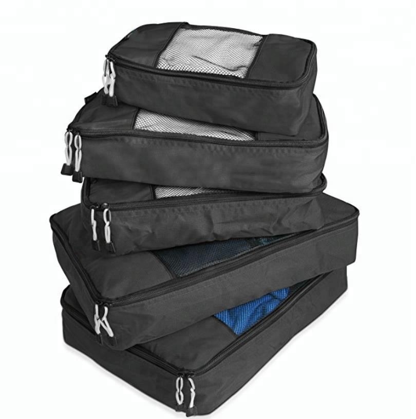 Comprassion хранения Упаковка Кубики системы-Прочный 5 шт. Weekender багажа Организатор Набор для путешествий