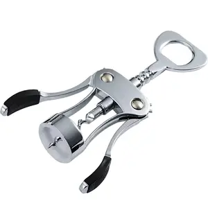 Luxury Design Zinc Alloy Butterfly Knife Wing Corkscrew Beer Bottle Opener For Home And Garden