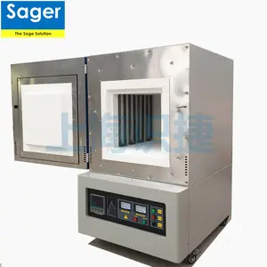 1700 C high temperature lab used price of a muffle furnace precise and intelligent furnaces for sintering ceramic metal powder