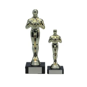 Resin plated oscar award figure