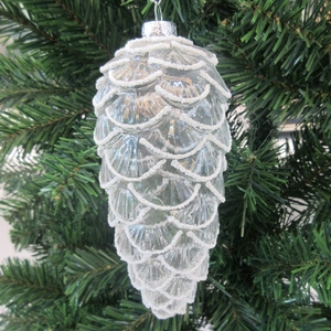 Wholesale Christmas Glass <strong>Pinecone</strong> for Christmas Tree/Christmas Ornament - Product Image 1
