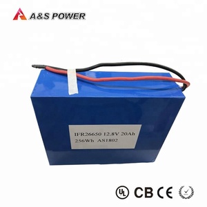 도매 리튬 26650 4S12P 12.8v 40Ah Lifepo4 원통형 이온 배터리 팩 (BMS 및 전선 포함)