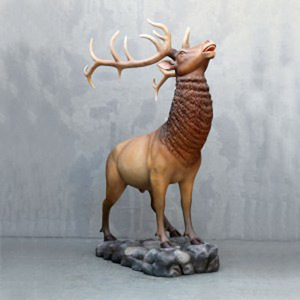 Escultura de Animal de <span class=keywords><strong>Navidad</strong></span> de Gran Tamaño, Estatua de Reno de Resina y Fibra de Vidrio - Product Image 6