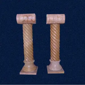 Hollow Roman Decorative Pillar Column In Stone
