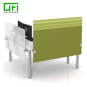 Noise Absorber 100% Recycle Polyester Fiber PET Acoustic Modesty Divider Office Sound Insulation Desk Privacy <strong>Screen</strong> - Product Image 5