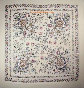 Manto de Manila de 54 Pulgadas, 100% Bordado a Mano, Chal Español de <span class=keywords><strong>Flamenco</strong></span> - Product Image 3