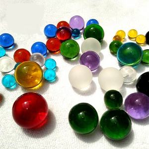 Billes <span class=keywords><strong>de</strong></span> verre <span class=keywords><strong>de</strong></span> couleur unie 14mm 16mm 18mm 20mm 25mm 30mm Décorations Feng Shui - Product Image 3