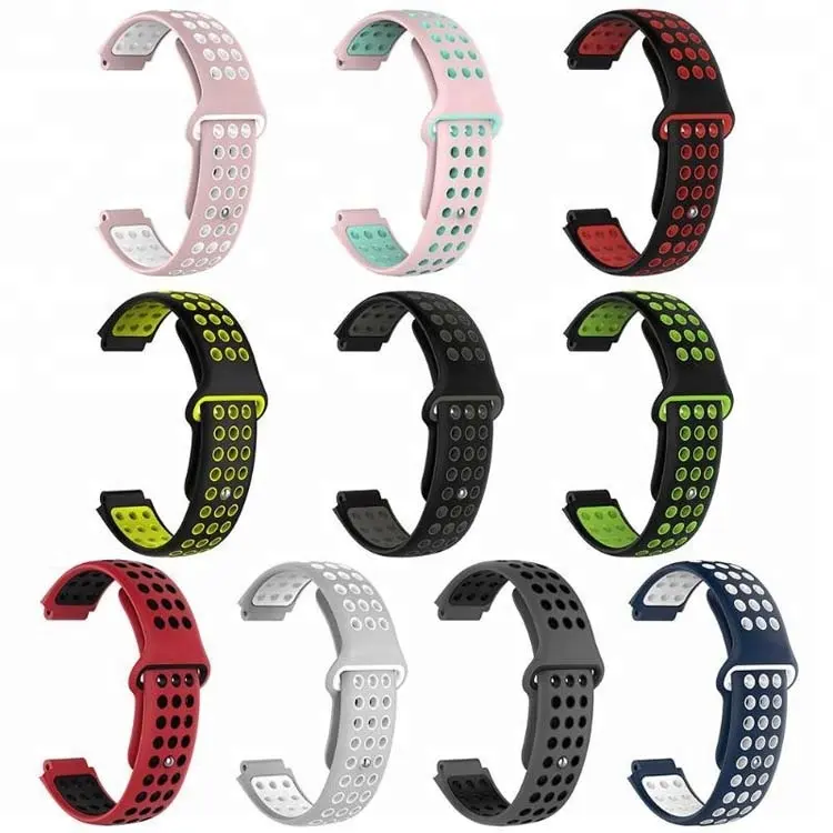 مزدوج اللون سيليكون استبدال حزام (استيك) ساعة حزام للغارمين سلف 230 235 220 620 630 735 ساعة ذكية مع العديد من الألوان