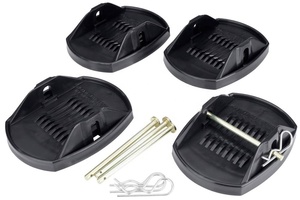 RV Motorhome Caravan Foot Jack Pads avec goupille de verrouillage en <span class=keywords><strong>métal</strong></span> Crics stabilisateurs de haute qualité en plastique résistant aux UV. - Product Image 2