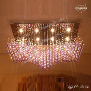 Cinq- star hôtel broadstep stype 5 <span class=keywords><strong>gu10</strong></span> moderne, violet. couleur <span class=keywords><strong>lustre</strong></span> en cristal moderne lampe etl82018 pour villa - Product Image 1
