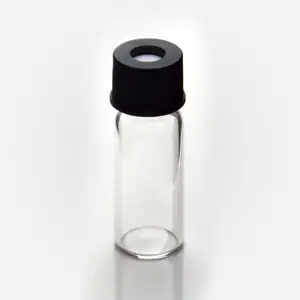 Zhejiang Aijiren 11.6*32mm Clear 8-425 Vial Iso9001 Hplc Vials 8mm Black Pp Screw Glass 2ml Snap Neck Bottle