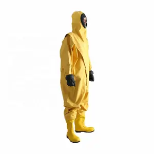 <span class=keywords><strong>Combinaison</strong></span> de sécurité haute visibilité EN 903 pour la lutte contre les incendies et la manipulation de produits chimiques, imperméable, avec matériau PVC modifié - Product Image 1