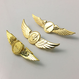 Neue heiße nach airline pilot flügel/custom metall pilot wings pin abzeichen/magnetische pilot wings abzeichen revers pin - Product Image 5