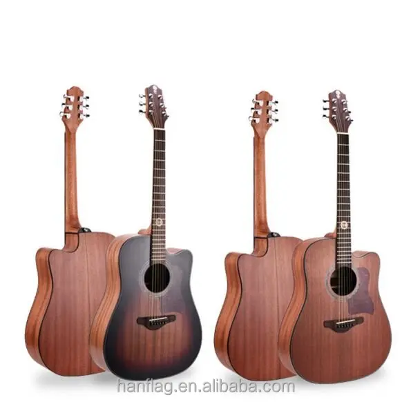 41 "dreadnoght godo preço guitarra de madeira acústica para estudantes preço de promoção de fábrica