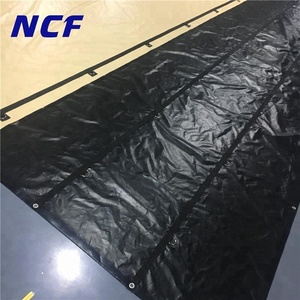 Nouvelle conception de bâches légères de 14 oz pour camions à plateau - <span class=keywords><strong>Bâche</strong></span> en vinyle enduit de PVC imperméable et résistant aux déchirures - Product Image 2