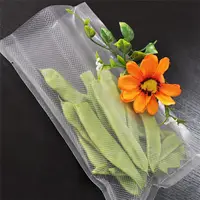 Bolsa de plástico de nailon transparente Biodegradable, bolsas de almacenamiento al vacío para alimentos congelados, carne, pollo, mariscos, rollos sellados al vacío