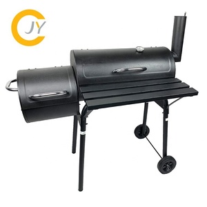 Grill a Pellet e Affumicatore in Stile Americano con Box Affumicatore Laterale per Barbecue a Carbone - Product Image 4