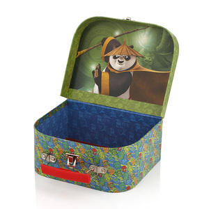 Tùy Chỉnh In Bé <span class=keywords><strong>Fancy</strong></span> Giấy Tông Mini Travel Vali Box Với Xử Lý - Product Image 5