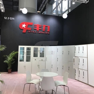 Tủ Kệ Sách Bằng Thép Bền Và Giá Rẻ Với Cửa Kính - Product Image 5