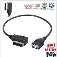Pour AUDI VW Music Interface MDI MMI AMI USB de Synchronisation de Données de Câble Adaptateur De Charge CA