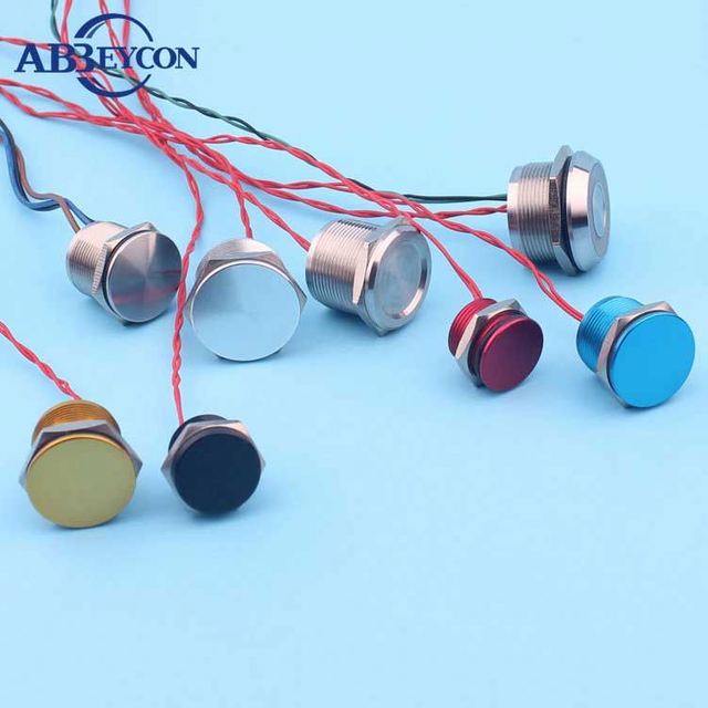 Micro Piezo Pressure sealed Illuminated Underwater Led Tact Switch