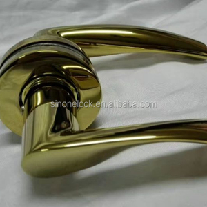 Bằng Đồng Được Đánh Bóng Lỗ Mộng Khóa Cửa Bộ Bộ Xử Lý Nội Bộ Gói Đòn Bẩy Trên Hoa Hồng Đồ Nội Thất Bằng Thép Không Gỉ 316 - Product Image 1
