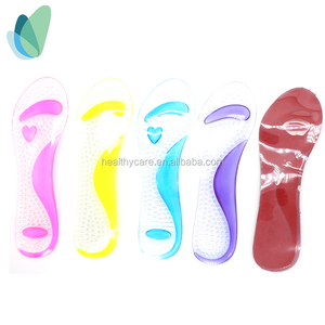 Self adhesive arch support massage janpan 3/4 pu <span class=keywords><strong>gel</strong></span> shoe insole good feet - Product Image 2