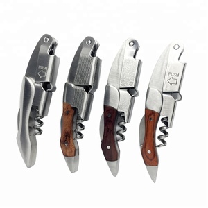 ที่เปิดจุกขวดไวน์ทำจากโลหะสแตนเลสแบบพกพาที่เปิดจุกขวดที่เปิดไวน์ขนาดเป็นมิตรกับสิ่งแวดล้อม - Product Image 4