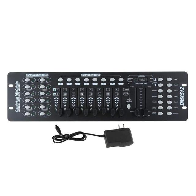 192 Channel DMX 512 Console Stage Light DJ Laser Computer Effect Switch Controller