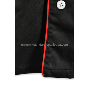 Camisas de Chef de Fábricas Auditadas por WRAP, Uniformes de Chef Ejecutivo para Personal de Restaurante - Product Image 3