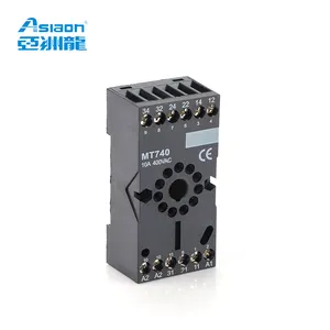 ASIAON relé MT740 300VAC 10A 400v 11 pin zócalo de relé