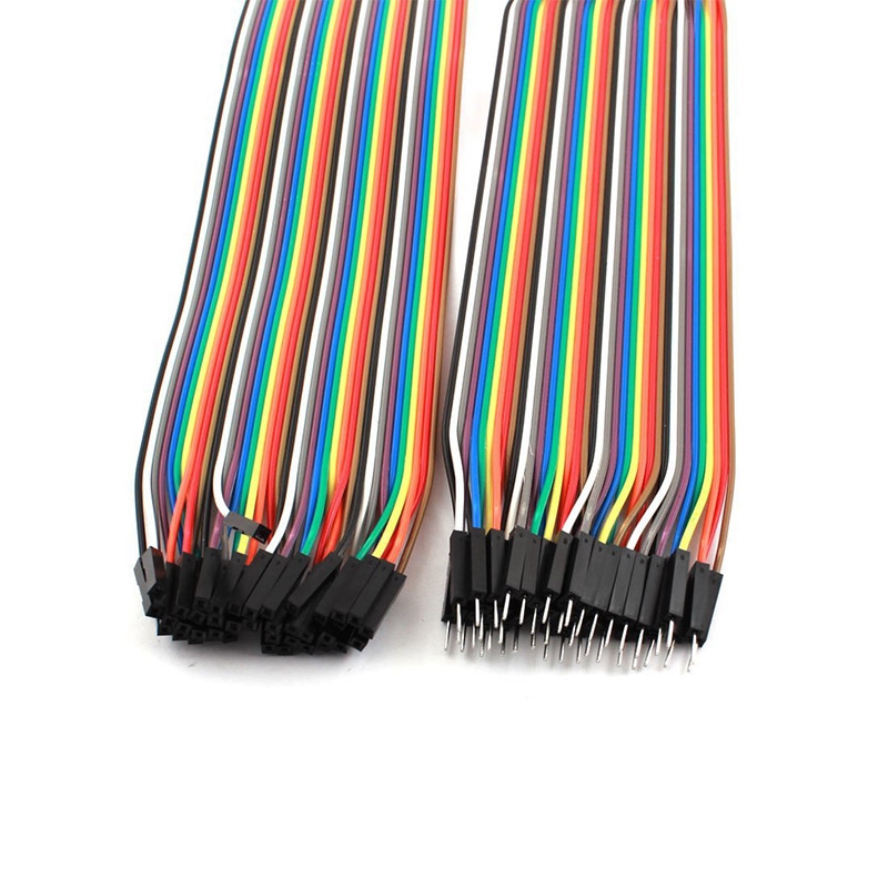 Okystar, 20 см, 40-контактный паяльный Джампер без пайки, кабели для макетной платы «Мама-мама»