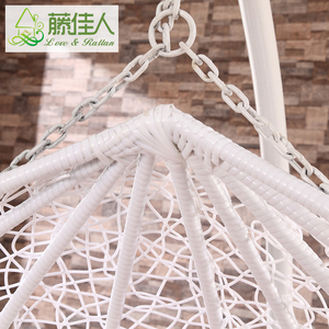 새둥지 정원 마당 라탄 더블 러브 시트 스윙 행잉 체어 - Product Image 5