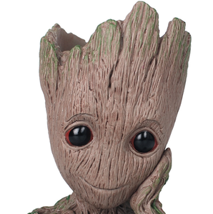 Pot de fleur en polyrésine personnalisé populaire mignon bébé Groot arbre homme figurines modèle porte-stylo jardin Pot de fleur décoration de la maison - Product Image 4