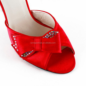 rosso elegante ciabatte tacco - Product Image 5