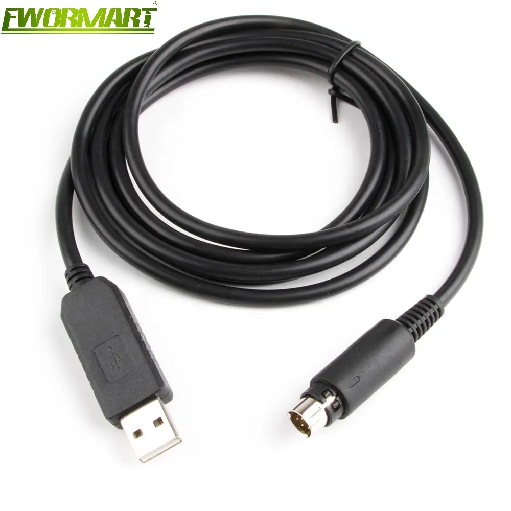 FTDI USB RS232 zu mini DIN 8P männlichen Programming CAT kabel für Yaesu FT-857 FT-857D FT-897D CT-62 Kenwood PG-5G PG-5H NEC plasma