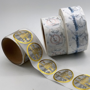 Personalizzato Oro Lucido Etichetta Chiara Etichetta Autoadesivo di Marchio Su Misura - Product Image 4