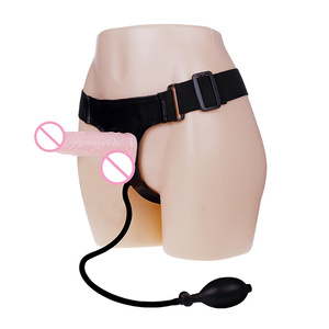 Sangle sur d'énormes gros godes Dong harnais <span class=keywords><strong>gonflable</strong></span> gode pompe <span class=keywords><strong>pénis</strong></span> pour femmes Masturbation jouets pour adultes pour Famale - Product Image 2