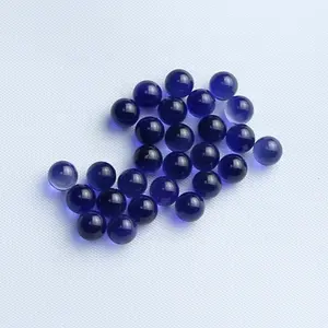 Synthetic corundum blue spheres 34# blue sapphire balls